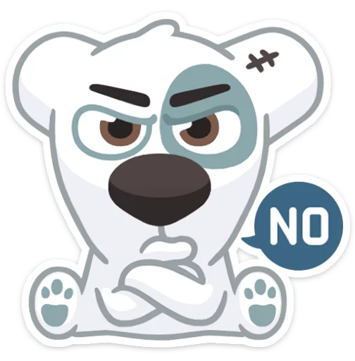 😾 Стикер «Spotty» для Telegram