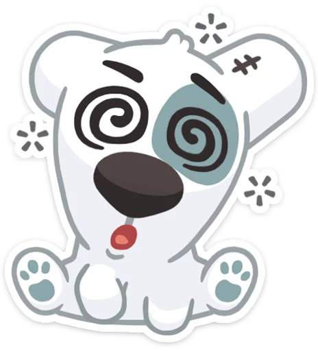 😵 Стикер «Spotty» для Telegram