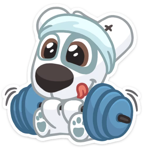 💪 Стикер «Spotty» для Telegram
