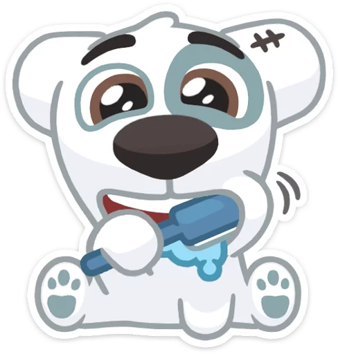 🚿 Стикер «Spotty» для Telegram