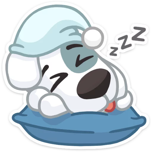 😴 Стикер «Spotty» для Telegram