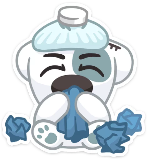 🤧 Стикер «Spotty» для Telegram