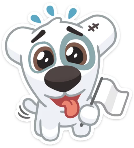 😣 Стикер «Spotty» для Telegram