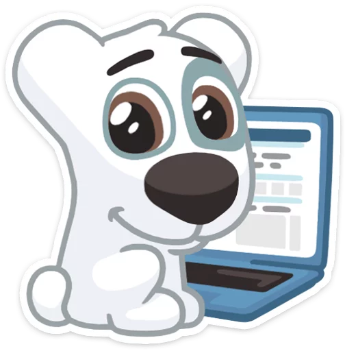 🖥 Стикер «Spotty» для Telegram