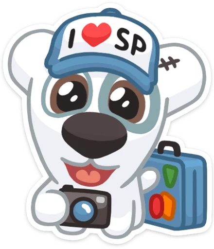 ✈ Стикер «Spotty» для Telegram