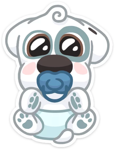 👶 Стикер «Spotty» для Telegram