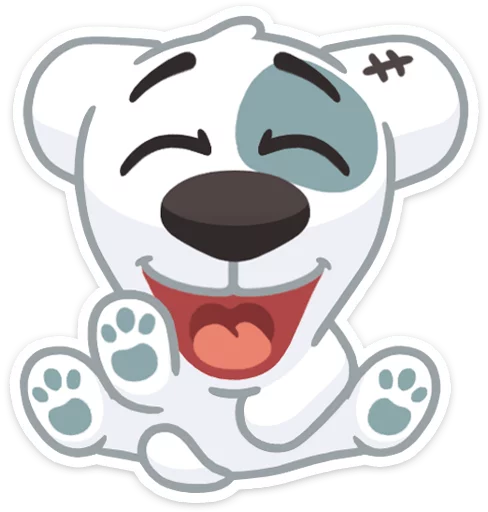 Стикерпак Spotty для Telegram — скачать