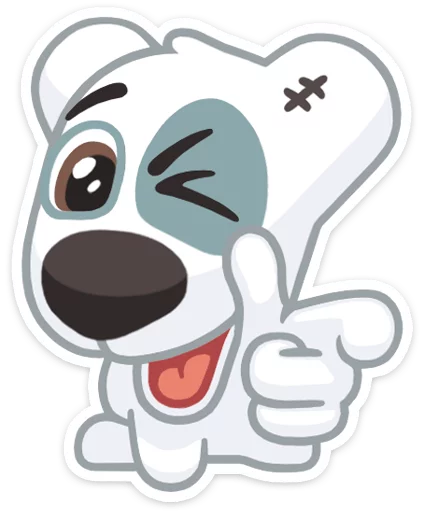 😉 Стикер «Spotty» для Telegram