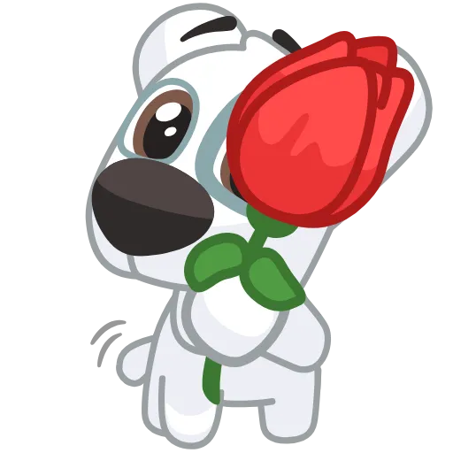 🌹 Эмодзи «Spotty And Persik Animated» для Telegram