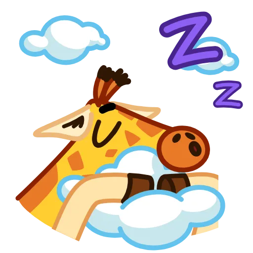 😴 Стикер «Spotty» для Telegram