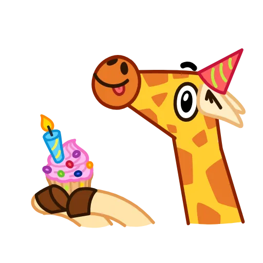 🎂 Стикер «Spotty» для Telegram