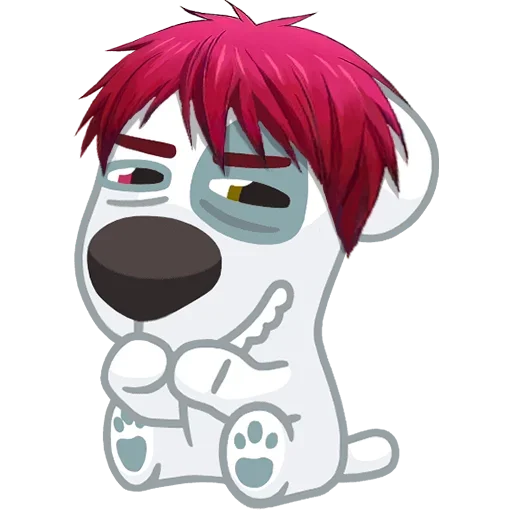 😈 Стикер «Spotty no Basuke» для Telegram