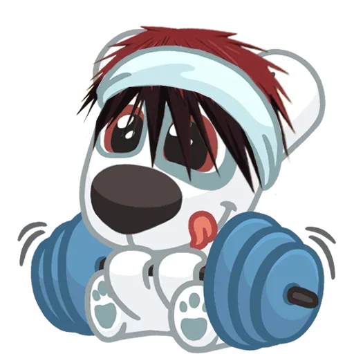 🏋️‍♂️ Стикер «Spotty no Basuke» для Telegram