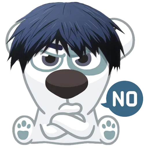 🙅‍♂️ Стикер «Spotty no Basuke» для Telegram