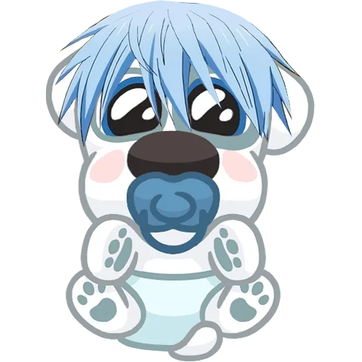 👶 Стикер «Spotty no Basuke» для Telegram