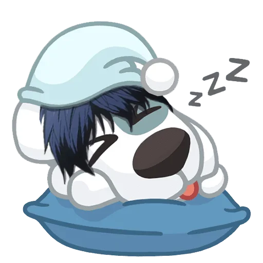 😴 Стикер «Spotty no Basuke» для Telegram