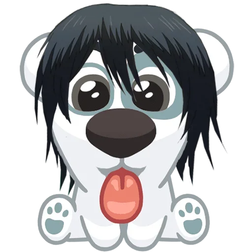 😛 Стикер «Spotty no Basuke» для Telegram