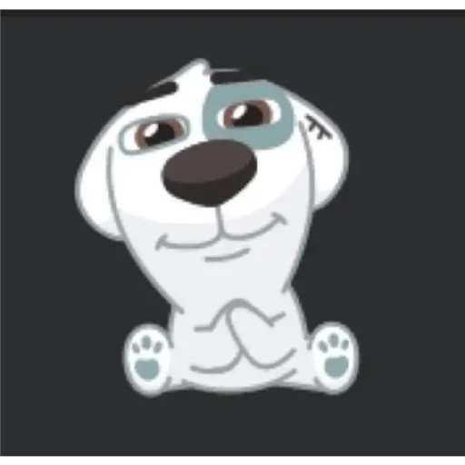 🐒 Стикер «Спотти с надписями» для Telegram