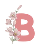 🌷 Эмодзи «Буквы с цветочками, русские и английские» для Telegram