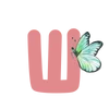 🌷 Эмодзи «Буквы с цветочками, русские и английские» для Telegram