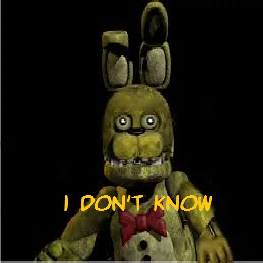 😪 Стикер «spring bonnie pack» для Telegram