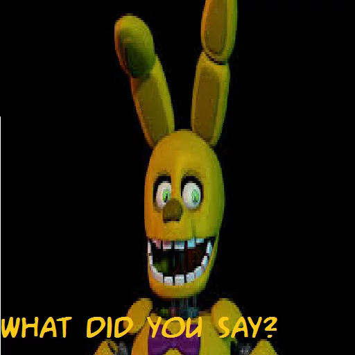 😶 Стикер «spring bonnie pack» для Telegram