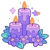 🕯 Эмодзи «spring flowers» для Telegram