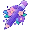 ✏️ Эмодзи «spring flowers» для Telegram