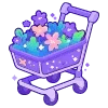 🛒 Эмодзи «spring flowers» для Telegram