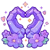 💜 Эмодзи «spring flowers» для Telegram