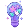 💡 Эмодзи «spring flowers» для Telegram
