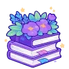 📚 Эмодзи «spring flowers» для Telegram