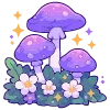 🍄 Эмодзи «spring flowers» для Telegram