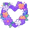 💜 Эмодзи «spring flowers» для Telegram