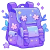 🎒 Эмодзи «spring flowers» для Telegram