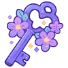 🗝 Эмодзи «spring flowers» для Telegram