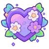 💜 Эмодзи «spring flowers» для Telegram
