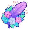 🪶 Эмодзи «spring flowers» для Telegram