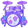 🥁 Эмодзи «spring flowers» для Telegram