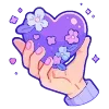 💜 Эмодзи «spring flowers» для Telegram