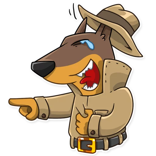 Стикерпак Dobie the Spy для Telegram — скачать