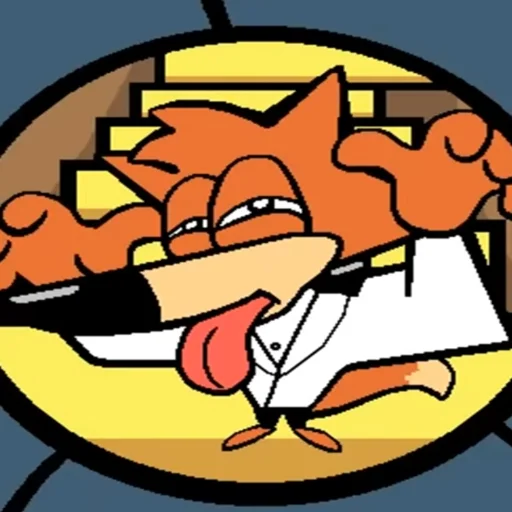 😝 Стикер «Мистер лис» для Telegram