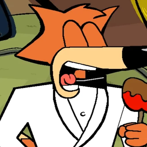 😮 Стикер «Мистер лис» для Telegram
