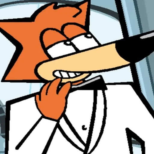 🤭 Стикер «Мистер лис» для Telegram