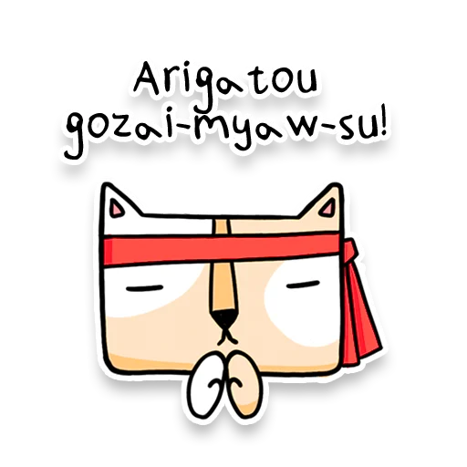 😌 Стикер «Square Cats» для Telegram