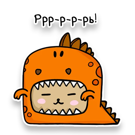🦖 Стикер «Square Cats» для Telegram