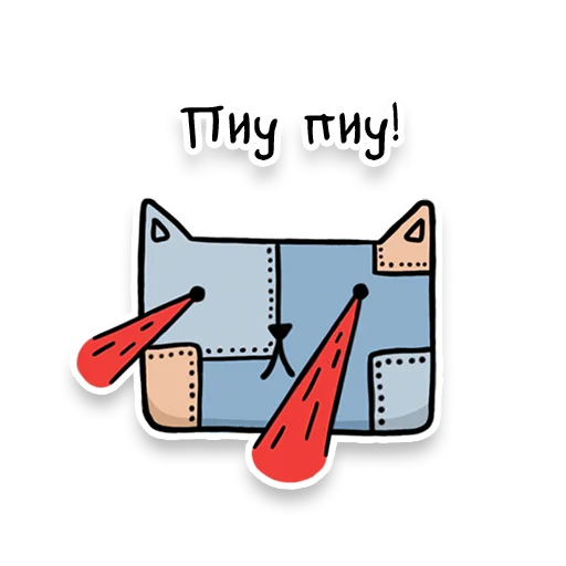 🤖 Стикер «Square Cats» для Telegram