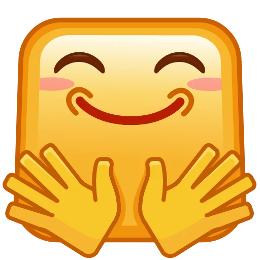 🤗 Стикер «Square Emoji» для Telegram
