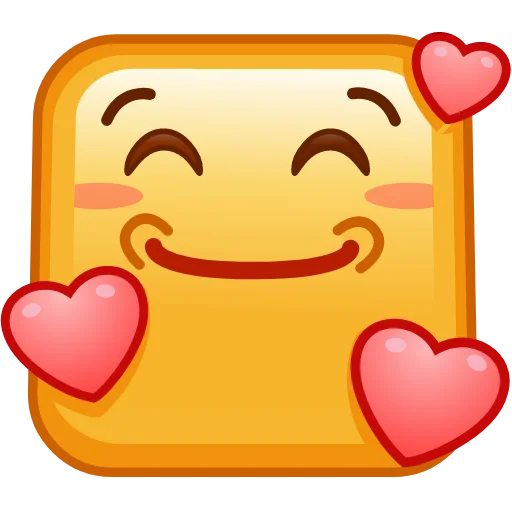 🥰 Стикер «Square Emoji» для Telegram