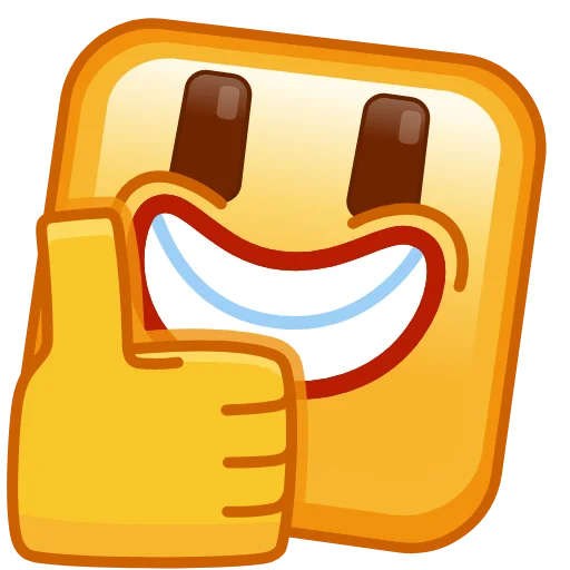 👍 Стикер «Square Emoji» для Telegram